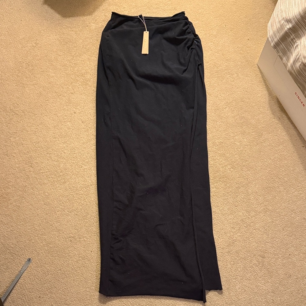 Elegant Black Maxi Skirt